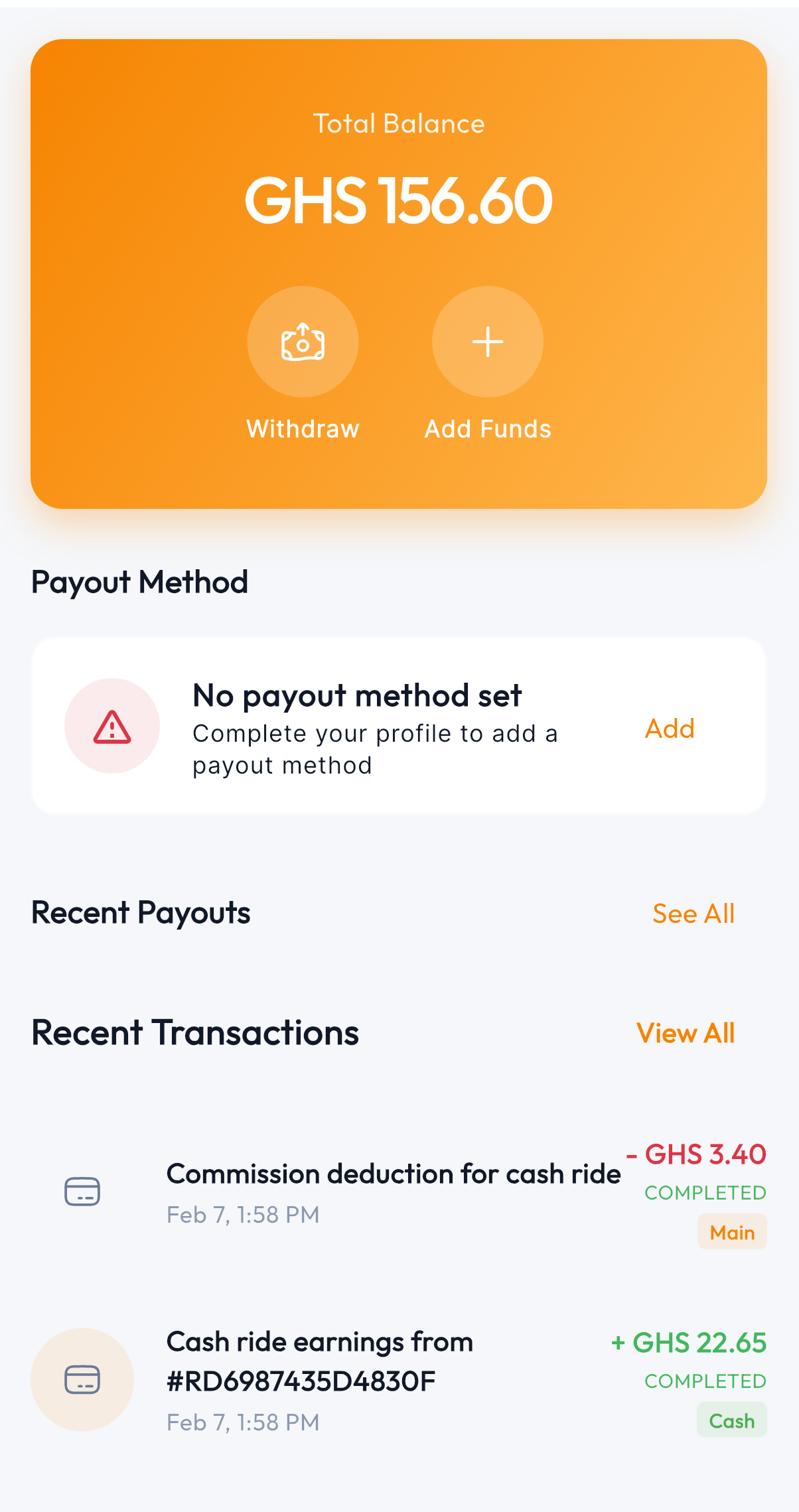 rydeX Driver App